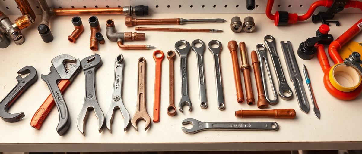 Professional plumbing tools and fittings